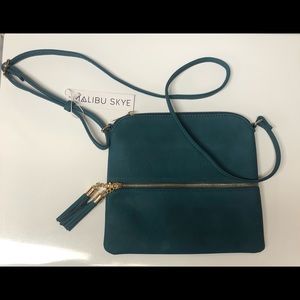 Malibu Skye Dark Green Crossbody Bag